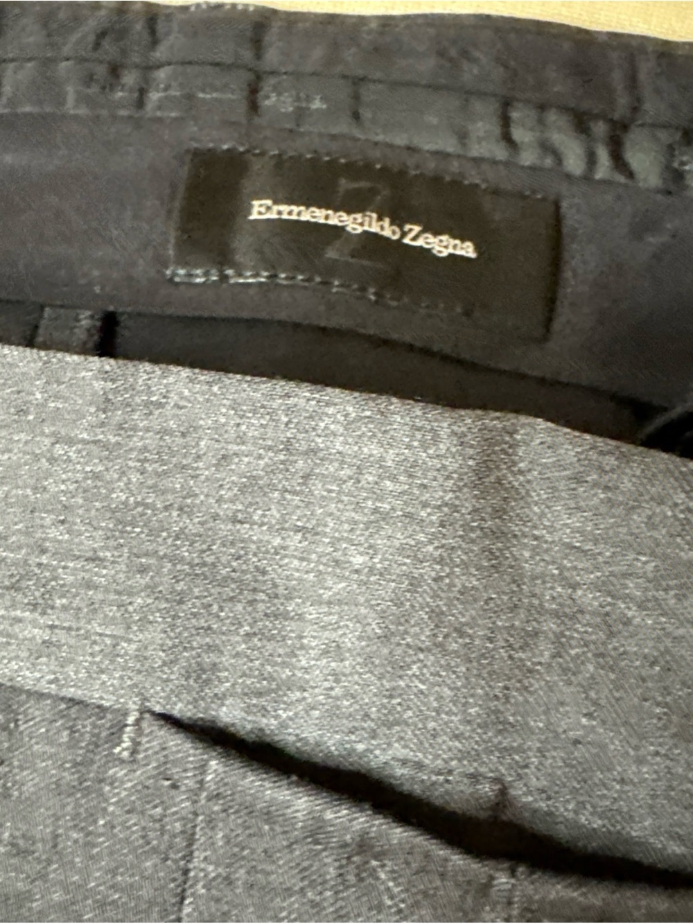 Ermenegildo Zegna Gray Men’s Dress Pants